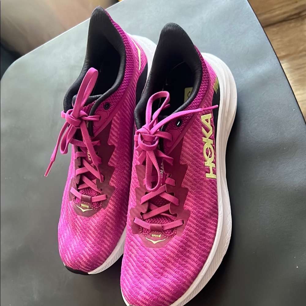 HOKA Women's hot pink color Running Shoes size 10.5B